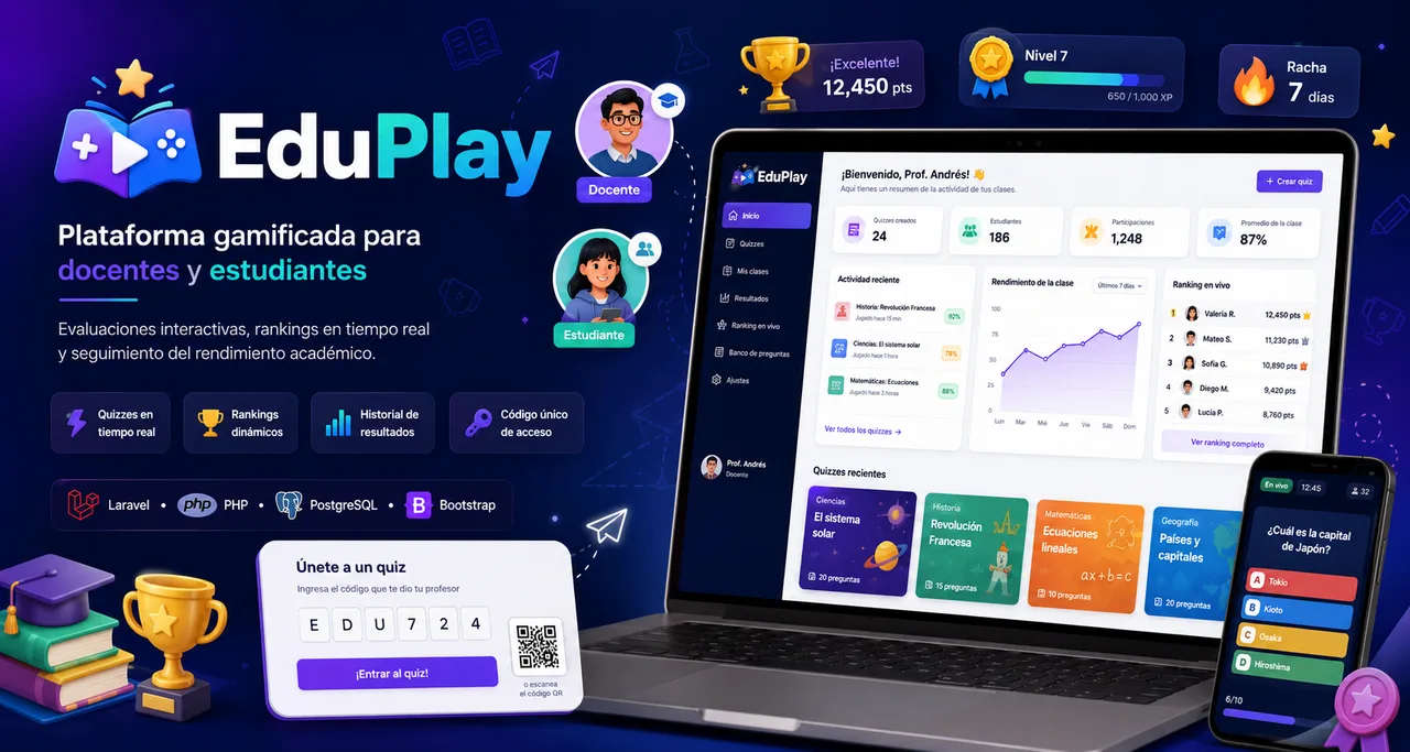 EduPlay — Interactive assessments that turn participation into actionable insight for teachers.